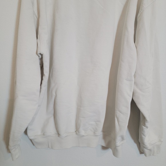 Mayfair Group Athletic Club Sweatshirt Embroidered OS Cream Oversized Tennis - Picture 7 of 16